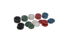 Фишки для игры в покер без номинала (25шт) в асортименте