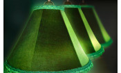 Лампа Классика 6 пл. металл  (бархат зеленый)